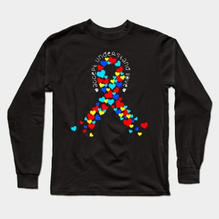 Ribbon Accept Understand Love Autism Long Sleeve T-Shirt